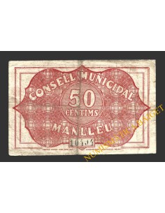 MANLLEU (Barcelona), 50 centims, 1 de maig del 1937 2
