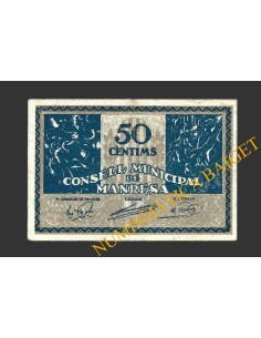MANRESA (Barcelona),50 centims, 5 de juny del 1937