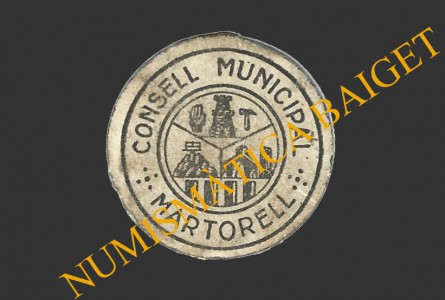 MARTORELL (Barcelona), 10 centims, 1937 
