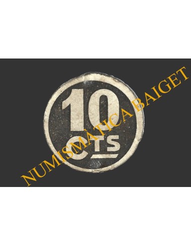 MARTORELL (Barcelona), 10 centims, 1937 