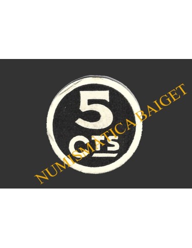 MARTORELL (Barcelona), 5 centims, 1937 