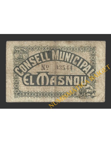 MASNOU, EL (Barcelona), 25 centims, febrer del 1937 