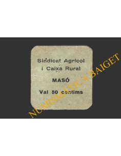 MASO, LA (Tarragona), 50 centims, 1937 