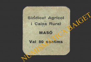 MASO, LA (Tarragona), 50 centims, 1937 