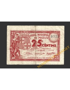 MOIA (Barcelona), 25 centims, 1937 