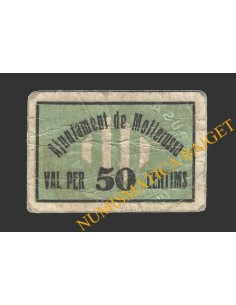 MOLLERUSSA (Lleida), 50 centims, 1937 (2ª serie)