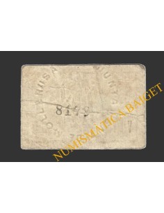 MOLLERUSSA (Lleida), 25 centims, 1937 (2ª serie) 2