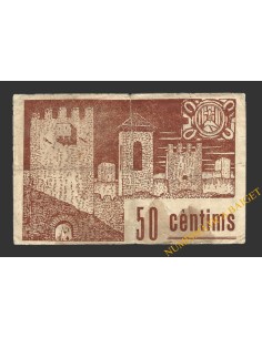 MONTBLANC (Tarragona), 50 centims, 26 d'abril del 1937  2
