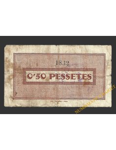 MONTBRIO DEL CAMP (Tarragona), 0'50 pessetes, 25 de maig del 1937  2
