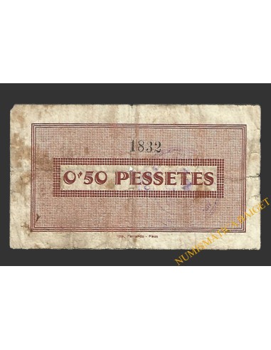 MONTBRIO DEL CAMP (Tarragona), 0'50 pessetes, 25 de maig del 1937 