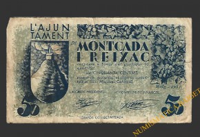 MONTCADA I REIXAC (Barcelona), 50 centims, maig del 1937 