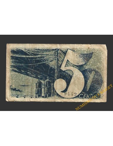 MONTCADA I REIXAC (Barcelona), 50 centims, maig del 1937 