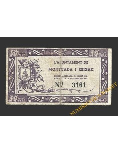 MONTCADA I REIXAC (Barcelona), 50 centims, 19 de novembre del 1937 