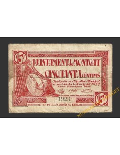 MONTGAT (Barcelona), 50 centims, 4 de maig del 1937