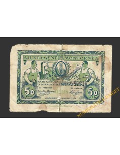 MONTORNES DEL VALLES (Barcelona), 50 centims, 1 de maig del 1937