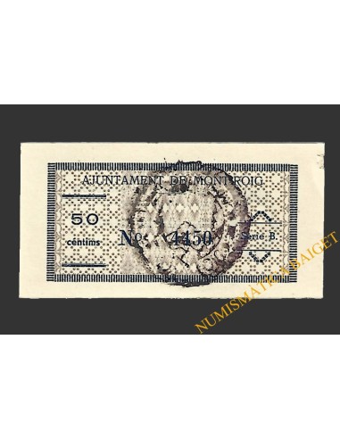 MONTROIG DEL CAMP (Tarragona), 50 centims, juliol del 1937