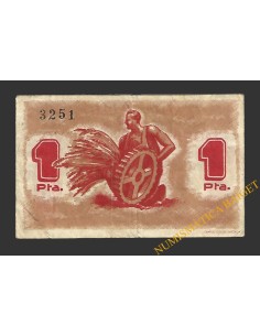 MORA LA NOVA (Tarragona), 1 pesseta, 2 de juny del 1937  2