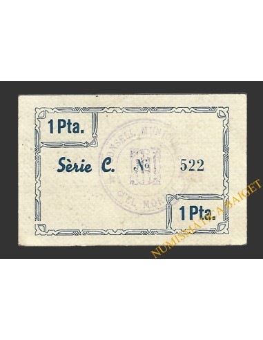 MORELL, EL  (Tarragona), 1 pesseta, 21 de gener del 1937 