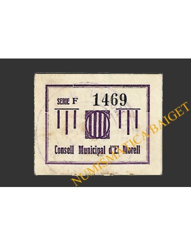 MORELL, EL  (Tarragona), 50 centims, 24 de gener del 1937 