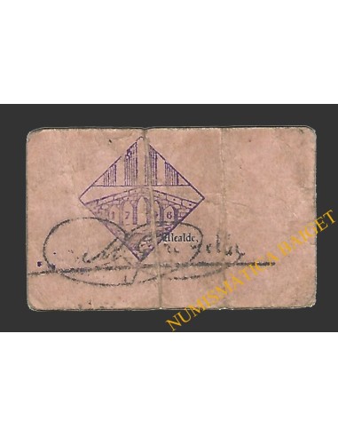 NAVARCLES (Barcelona),1 pesseta, 7 de maig del 1937 