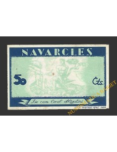 NAVARCLES (Barcelona),50 centims, 27 d'agost del 1937  2