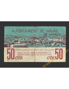NAVAS (Barcelona),50 centims, 11 de juny del 1937  2
