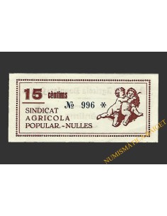 NULLES (Tarragona),15 centims, 1 de setembre del 1937  2