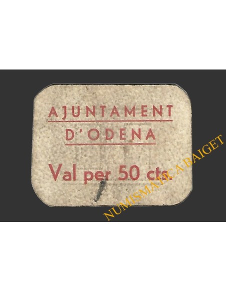 ODENA (Barcelona), 50 centims, 1937 