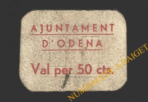 ODENA (Barcelona), 50 centims, 1937 