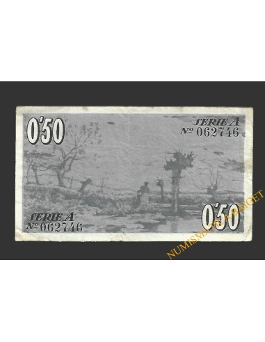 OLOT (Barcelona), 0'50 pessetes,23 de juny del 1937 