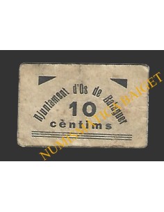 OS DE BALAGUER (Lleida), 10 centims, 1937 