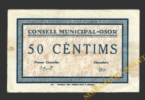OSOR (Girona), 50 centims, 1937 
