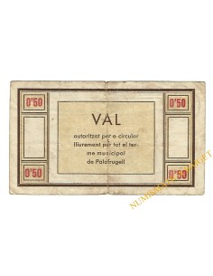 PALAFRUGELL (Girona), 50 centims, feber del 1937  2