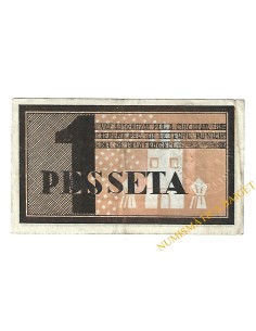 PALAFRUGELL (Girona), 1 pesseta. agost del 1937  2