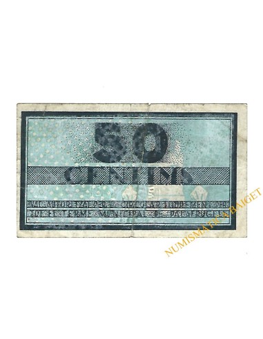 PALAFRUGELL (Girona), 50 centims. agost del 1937 