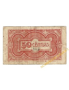 PALLEJA (Barcelona), 50 centims. 15 d'abril del 1937  2