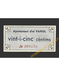 PAPIOL, EL (Barcelona), 25 centims 8 de juliol del 1937  2