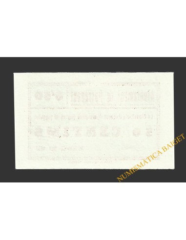 PASSANANT (Tarragona),50 centims, novembre del 1937 