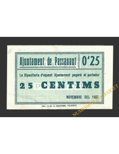 PASSANANT (Tarragona), 25 centims novembre del 1937