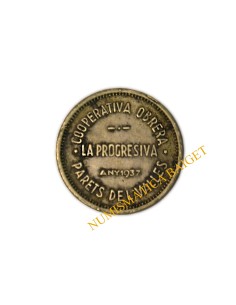 PARETS DEL VALLES (Barcelona), 25 centims 1937 