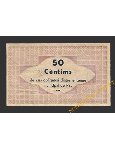 PAU (Girona), 50 centims 1937 2