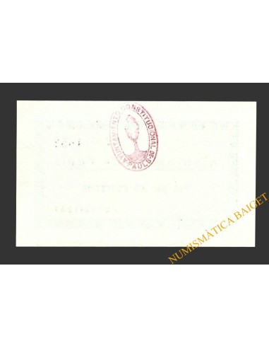 PAULS DELS PORTS (Tarragona), 50 centims 21 de juny del 1937