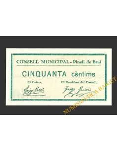 PINELL DE BRAI (Tarragona), 50  centims 1937