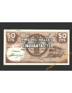 PINS DEL VALLES (Barcelona), 50 centims 12 de maig del 1937