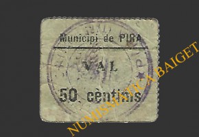 PIRA (Tarragona)), 50 centims 1937