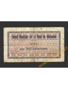 POBLA DE MONTORNES, LA  (Tarragona). 50 centims. juliol del 1937