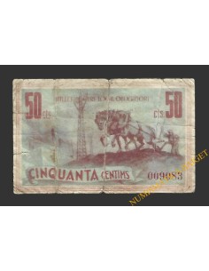 POBLA DE SEGUR, LA  (Lleida). 50 centims. 6 de juliol del 1937 2