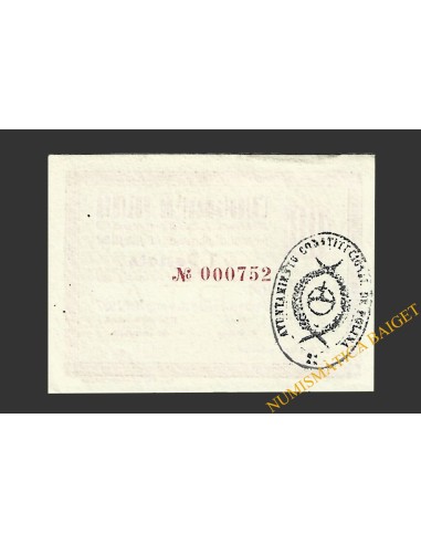 POLINYA  (Barcelona).1 pesseta. 18 de maig del 1937