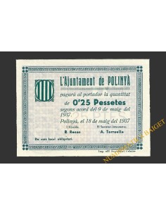POLINYA  (Barcelona).0'25 pessetes. 18 de maig del 1937