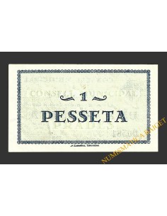 PRADES (Tarragona).1 pesseta. 1 de maig del 1937  2